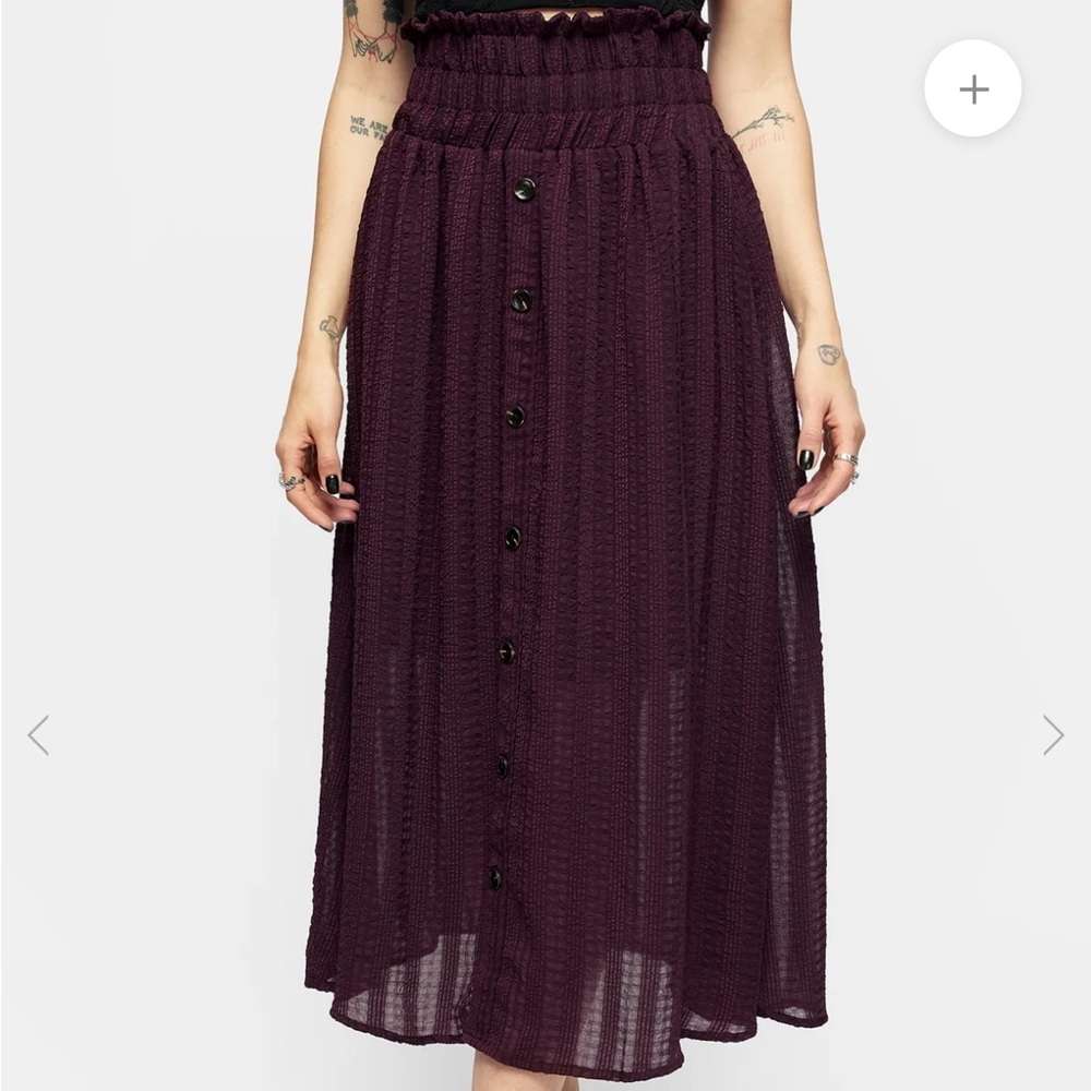 Enola Sheer Check Co-Ord Skirt